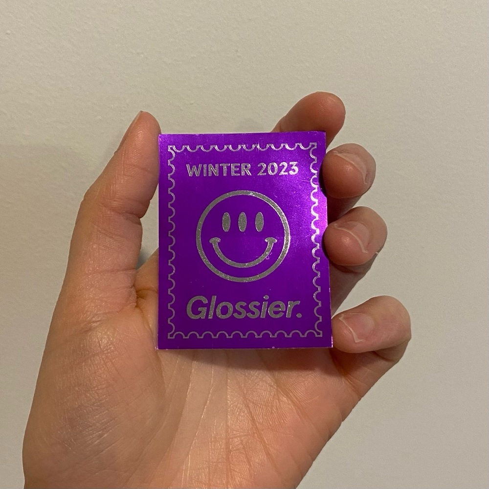 #1 Glossier Winter 2023 Sticker